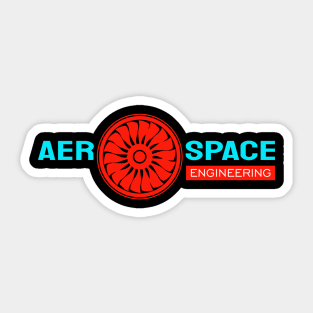 aerospace engineering, aeronautical engineer Sticker